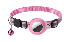 Reflective Breakaway Cat Collar with AirTag Holder
