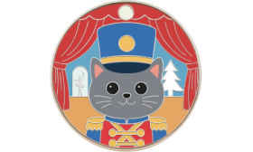 Meowcracker Engraved Cat Tag