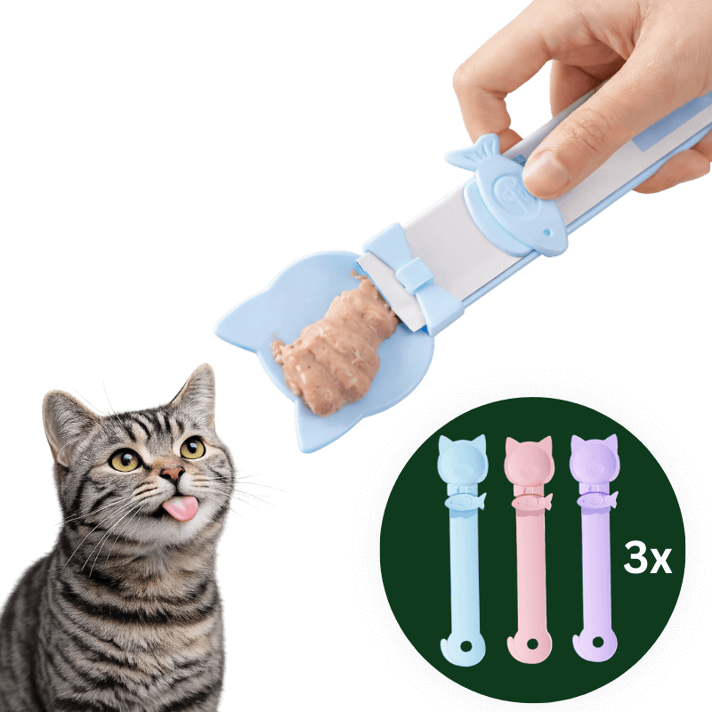3-Pack  Cat Treat Squeeze Spoons – Lickable Snack & Puree Dispensers
